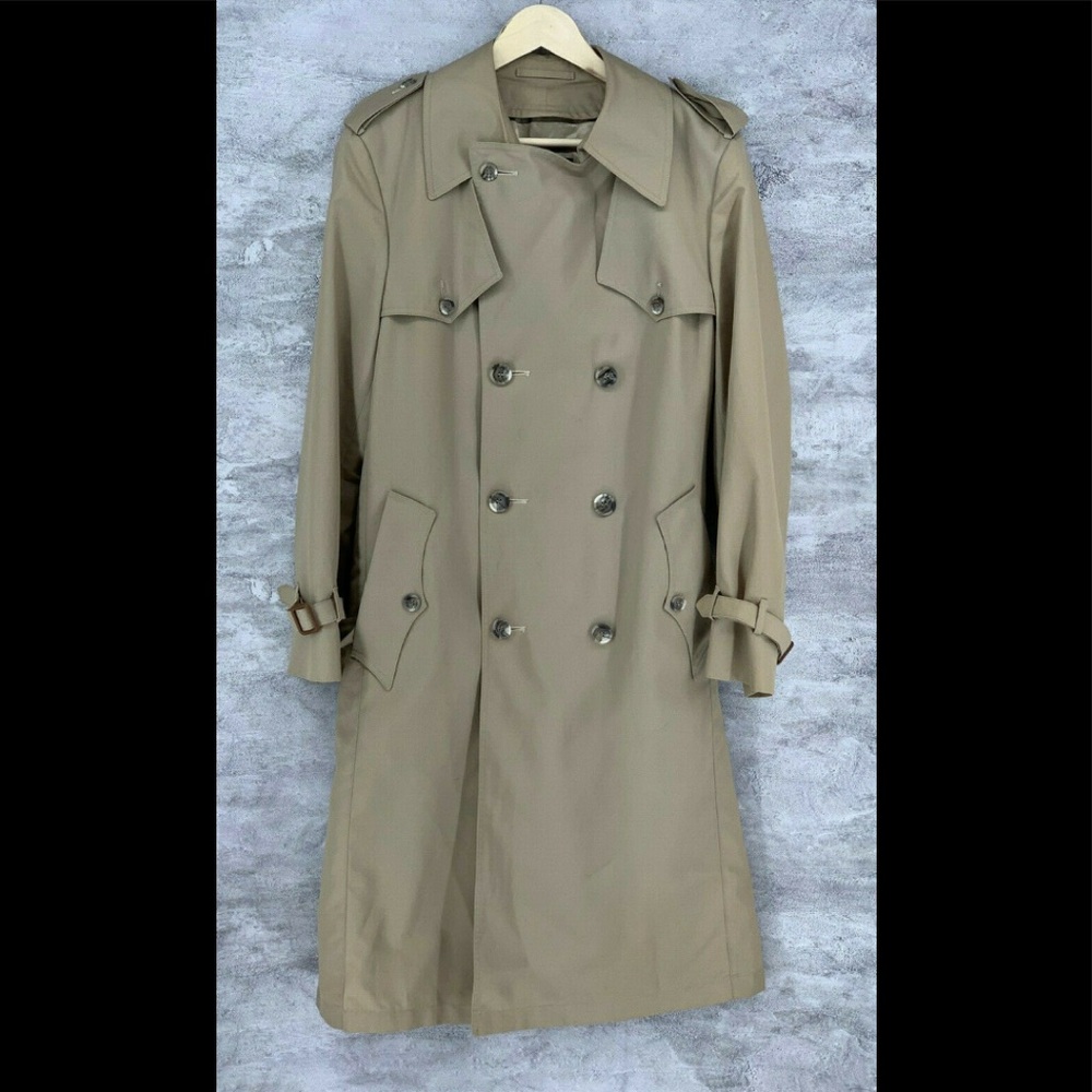 Vintage Christian Dior Monsieur Trench Coat Mens